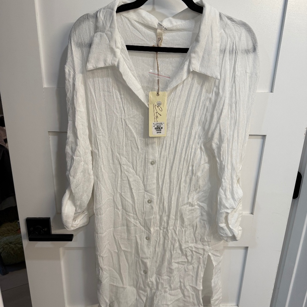 NWT Elani Linen Shirt